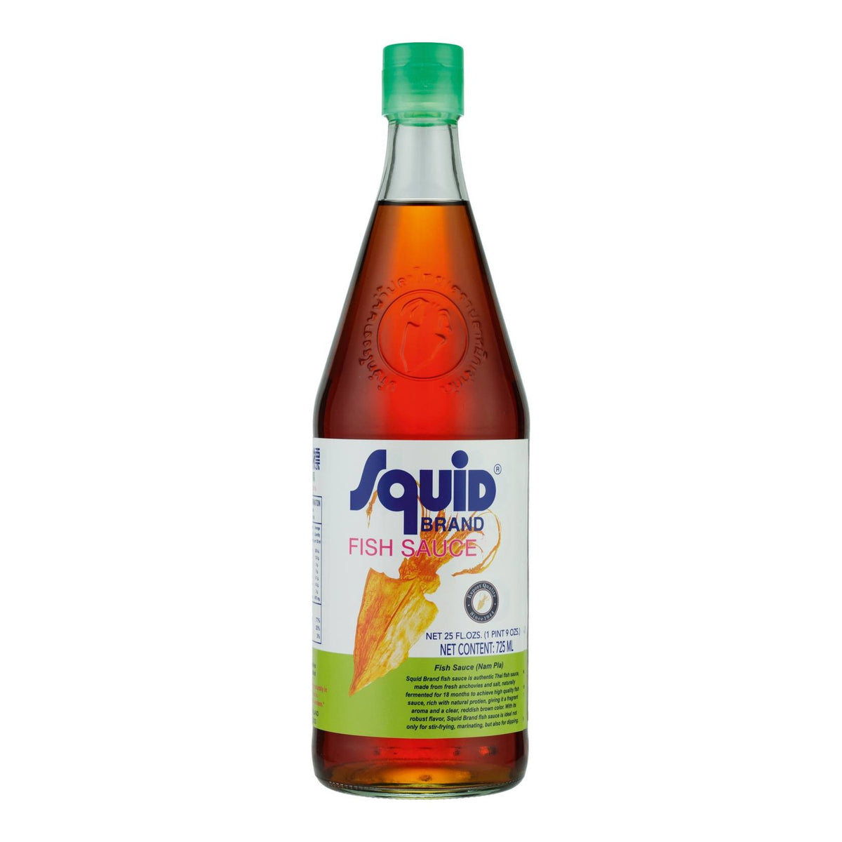 SQUID Fischsauce 725 ml – Thai Fish Sauce aus Sardellen, Squid Brand