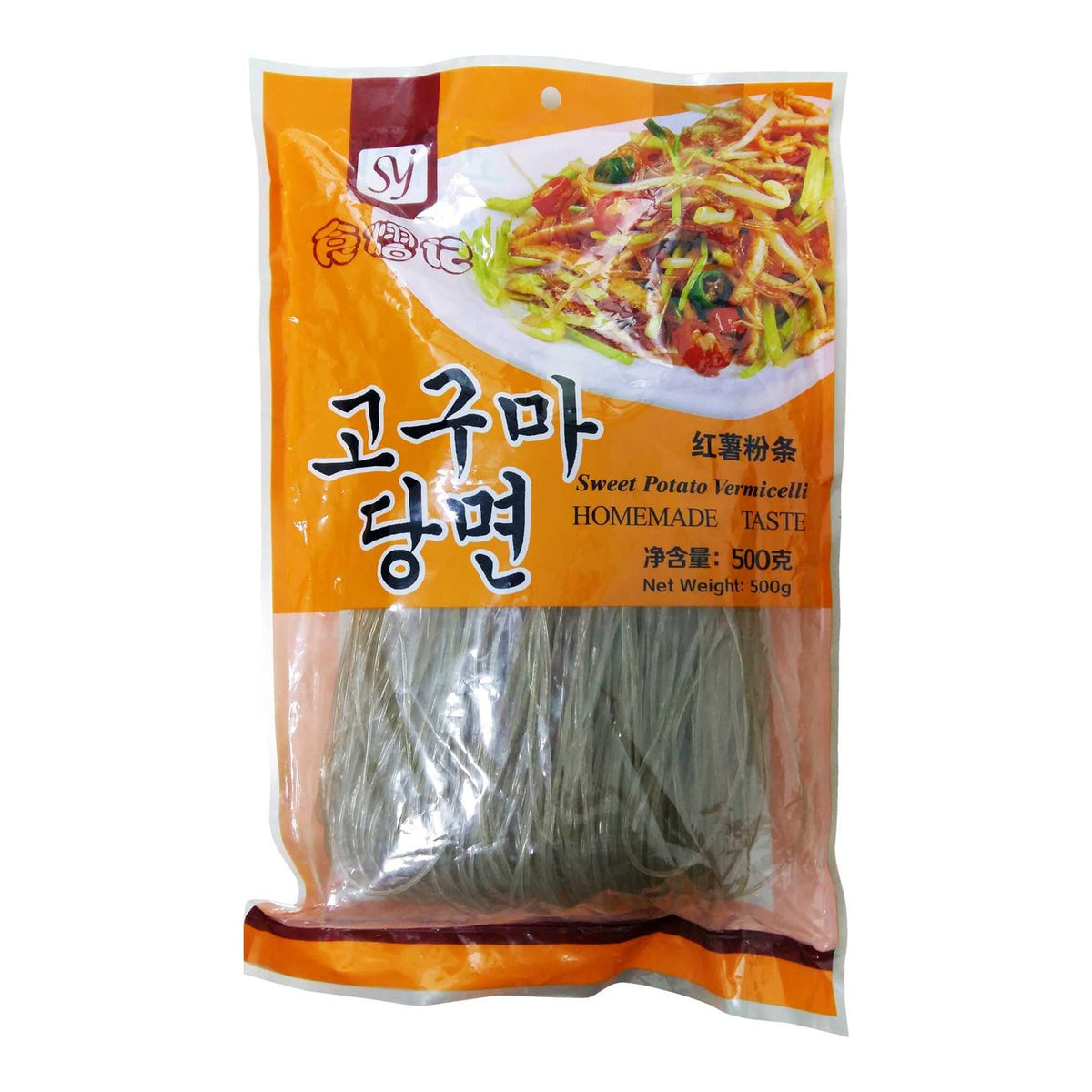 Nongshim Miga Glasnudeln 500g – Süßkartoffel-Glasnudeln (Dangmyeon) für Japchae