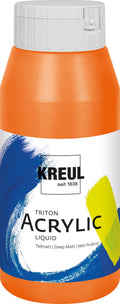 KREUL Triton Acrylic Liquid Echtorange hell 750 ml