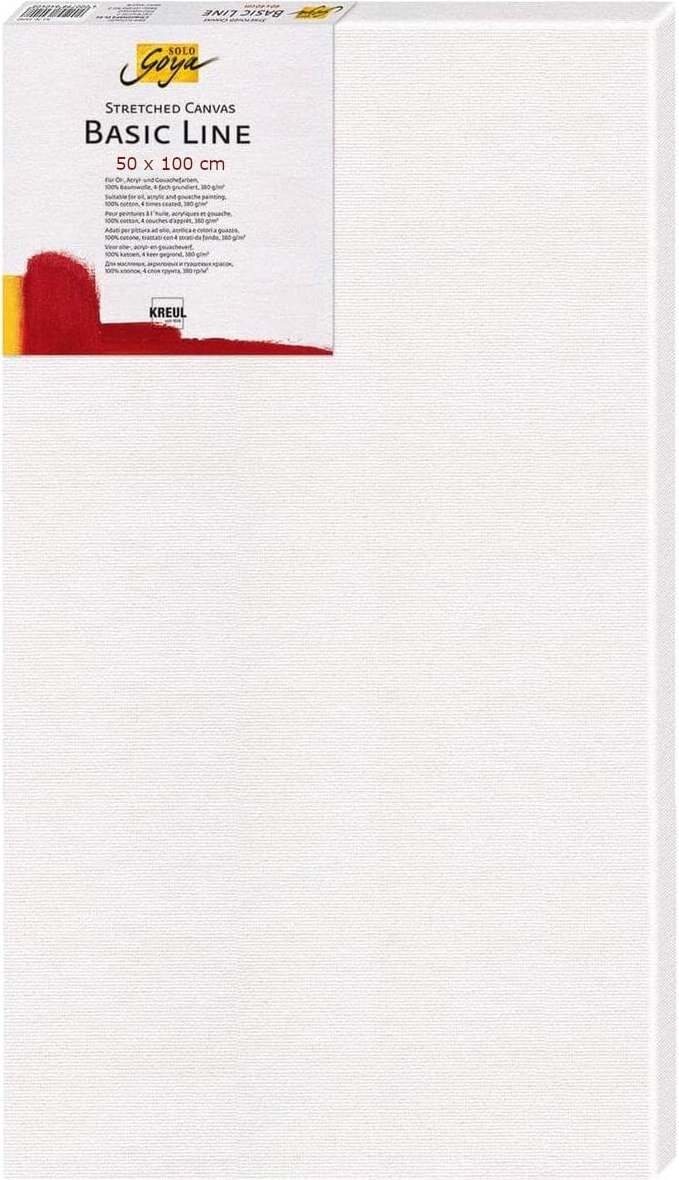KREUL SOLO GOYA Keilrahmen Basic Line 50 x 100 cm – bespannte Leinwand
