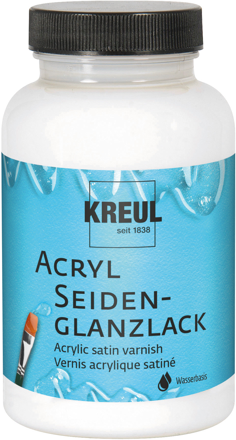 KREUL Acryl Seidenglanzlack auf Wasserbasis 275 ml – Schutz- und Überzugslack
