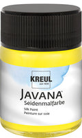 KREUL Javana Seidenmalfarbe Gelb 50 ml – brillante Seidenmalfarbe