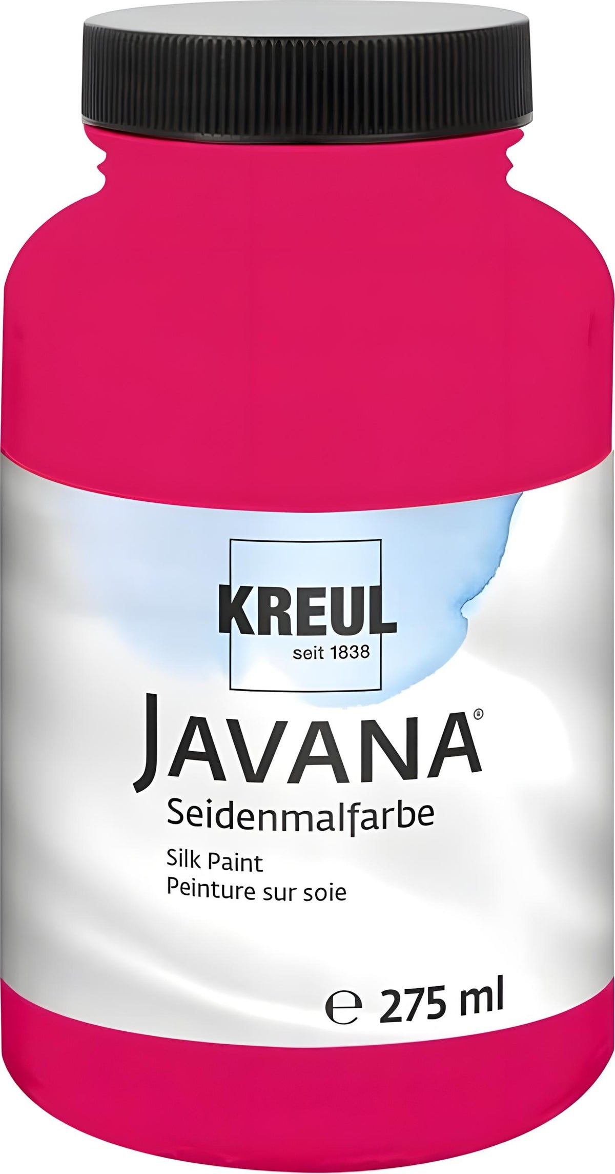 KREUL Javana Seidenmalfarbe Weinrot 275 ml – brillante Seidenmalfarbe
