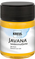 KREUL Javana Seidenmalfarbe Sonnengelb 50 ml – brillante Seidenmalfarbe