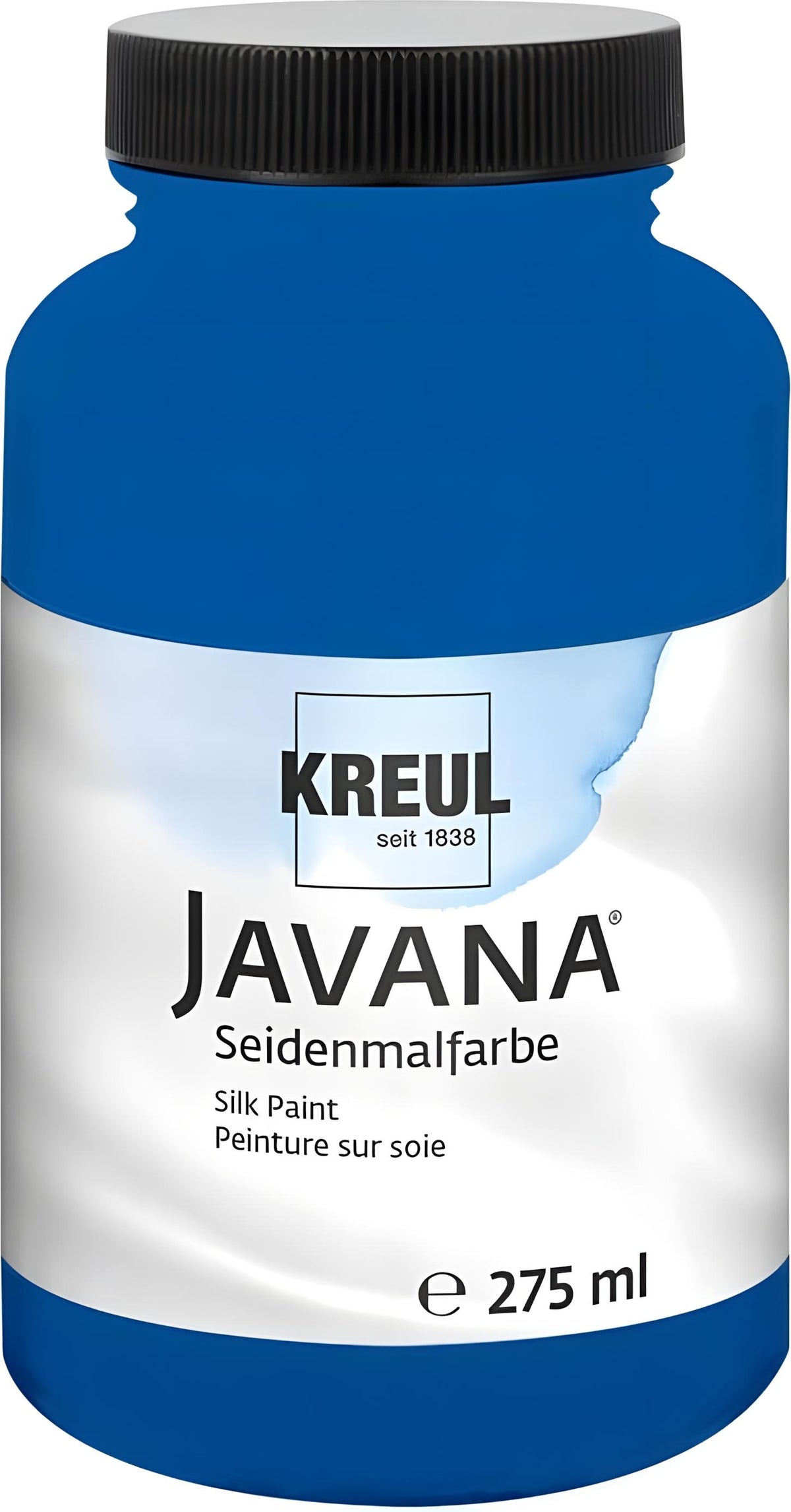 KREUL Javana Seidenmalfarbe Royalblau 275 ml – brillante Seidenmalfarbe
