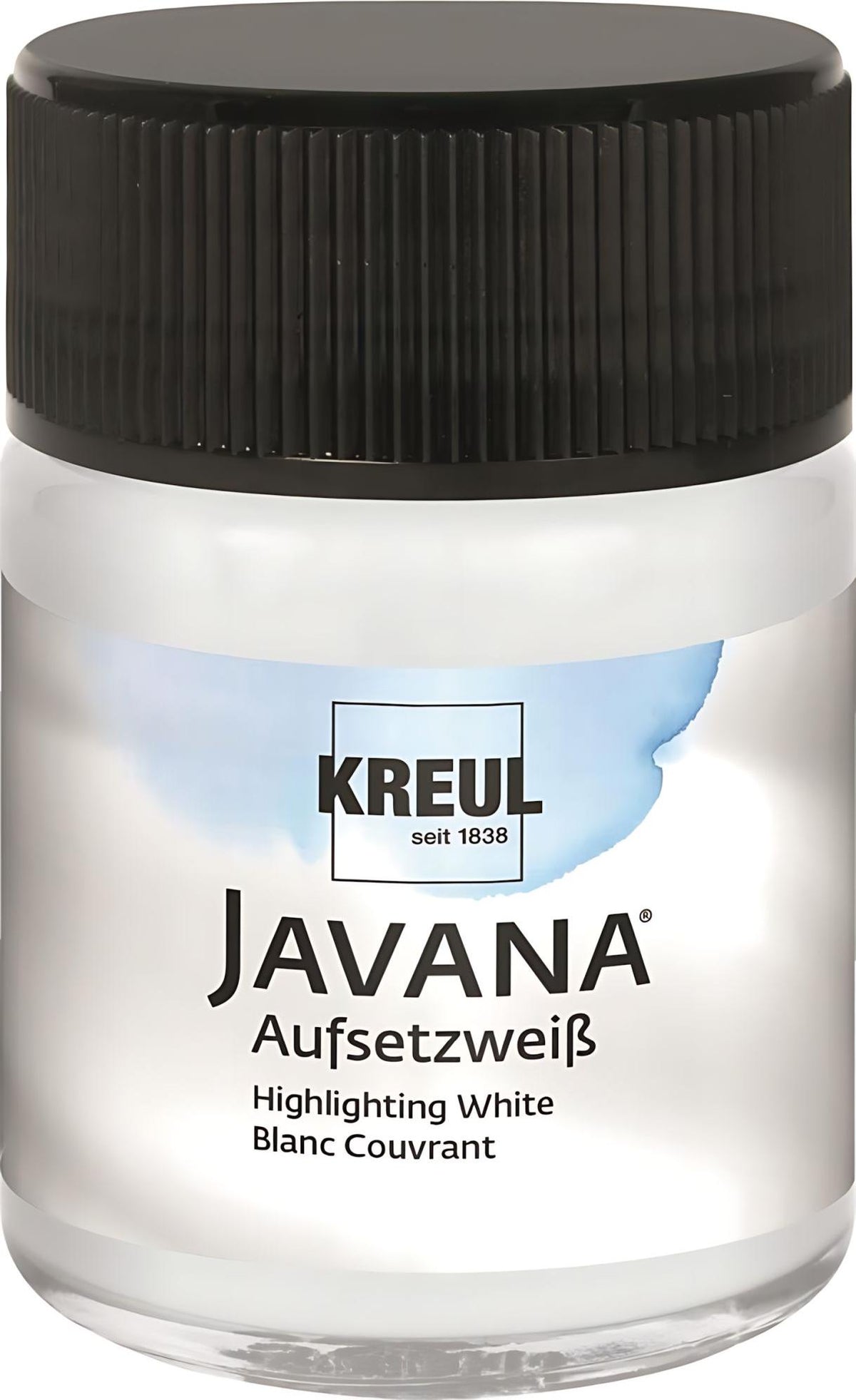 KREUL Javana Aufsetzweiß 50 ml – Aufhellung für Seiden- und Stoffmalfarben