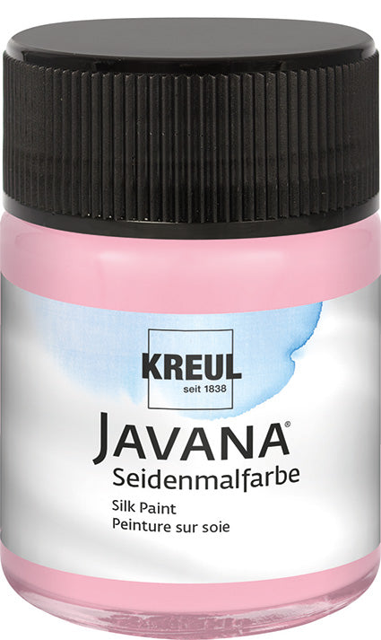 KREUL Javana Seidenmalfarbe Rosé 50 ml – brillante Seidenmalfarbe