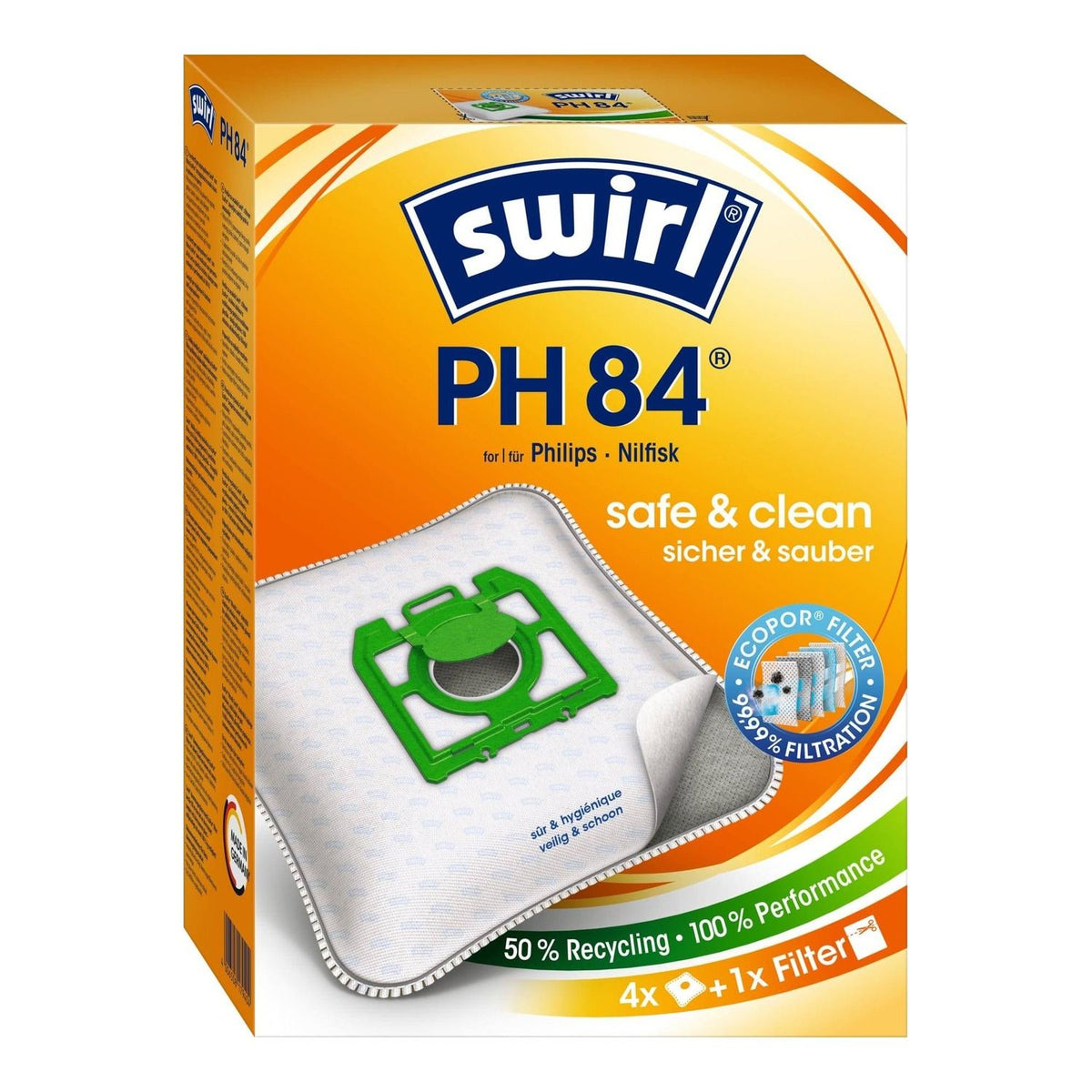 SWIRL Vacuum cleaner bags PH84 MP Plus EU12